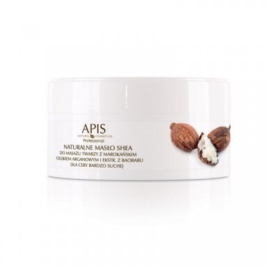 APIS natural shea butter for face massage, 100g APIS natural shea butter for face massage, 100g