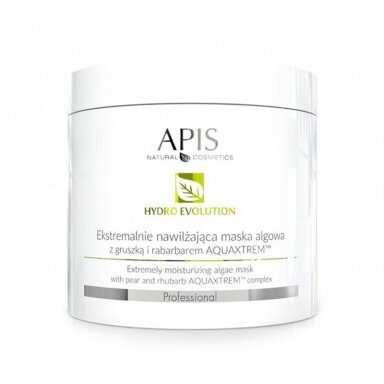 APIS Hydro Evolution ypač drėkinanti alginatinė veido kaukė su kriaušėmis,rabarbarais ir AQUAXTREM™ kompleksu, 200g APIS Hydro Evolution ypač drėkinanti alginatinė veido kaukė su kriaušėmis,rabarbarais ir AQUAXTREM™ kompleksu, 200g