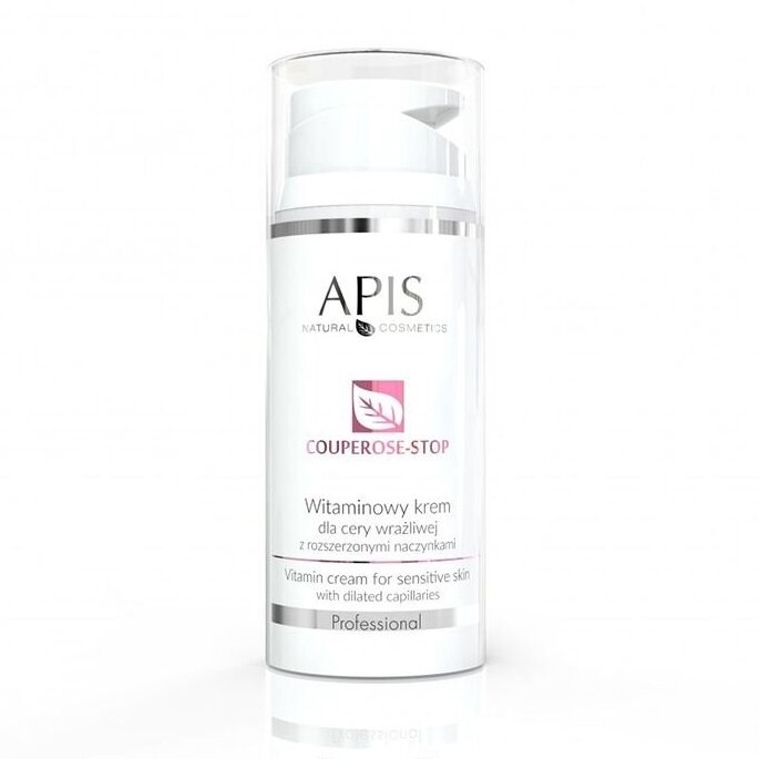APIS COUPEROSE STOP kremas su vitaminais kapiliarinei odai, 100ml APIS COUPEROSE STOP kremas su vitaminais kapiliarinei odai, 100ml