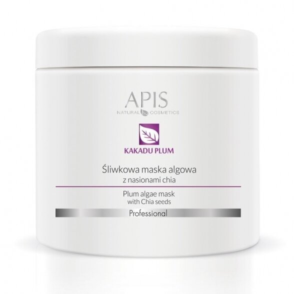 Альгинатная маска APIS KAKDU PLUM со сливами и семенами ЧИА, 200 Г Альгинатная маска APIS KAKDU PLUM со сливами и семенами ЧИА, 200 Г