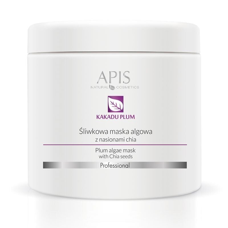 Альгинатная маска APIS KAKDU PLUM со сливами и семенами ЧИА, 200 Г Альгинатная маска APIS KAKDU PLUM со сливами и семенами ЧИА, 200 Г