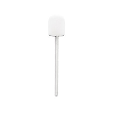 EXO abrazyviniai kepurėlės antgaliai 13 mm (80 grit), 100 vnt. – Hard Cap White