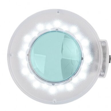 LED Lempa su lupa, stovu S5 ir reguliuojamu šviesos intensyvumu 1