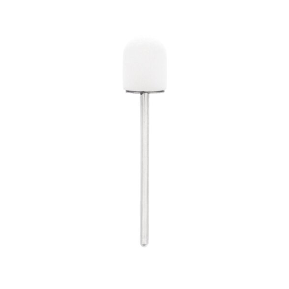 EXO abrazyviniai kepurėlės antgaliai 13 mm (80 grit), 100 vnt. – Hard Cap White 1