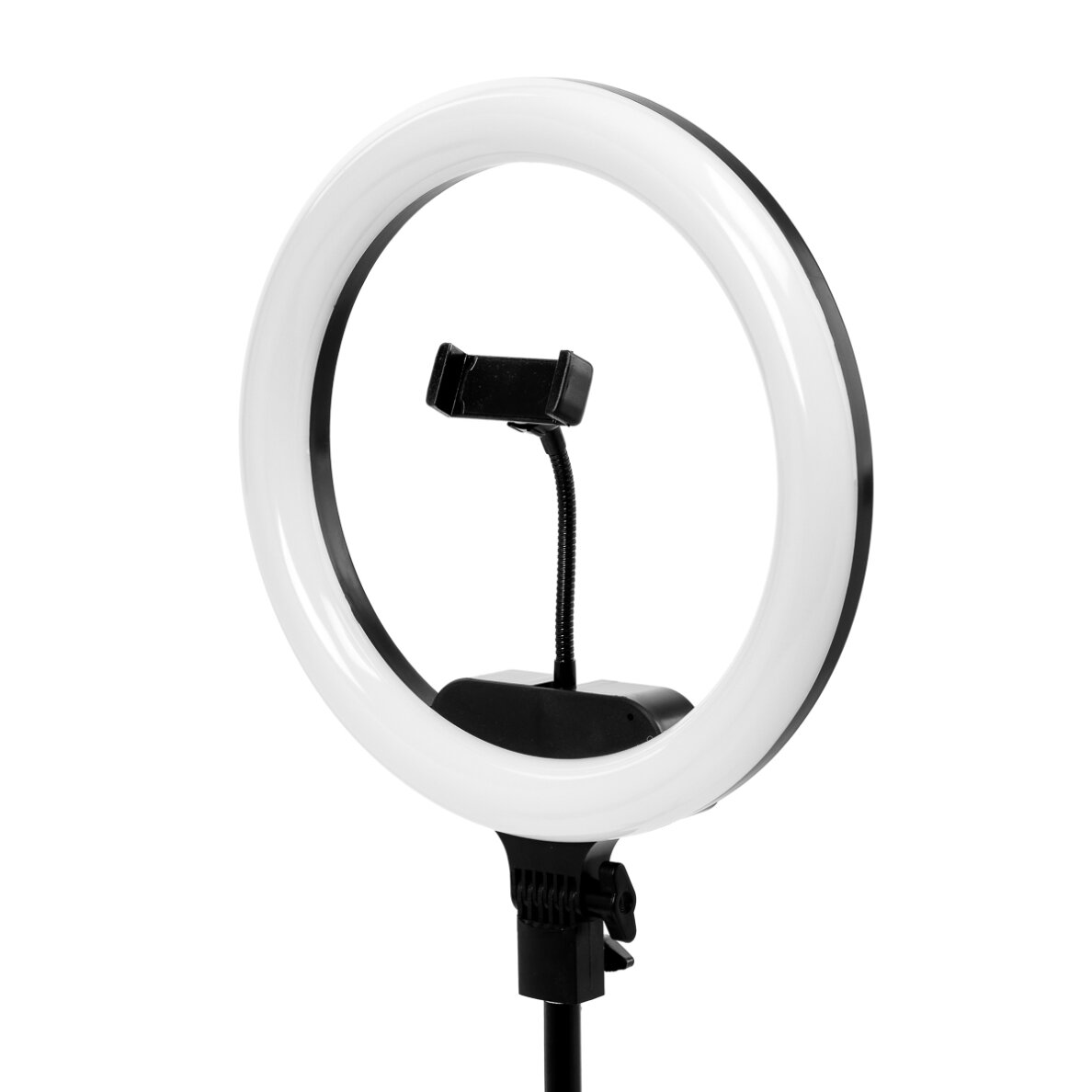 Žiedinė LED lempa „Ring Light 13″“ su stovu, 36 W, juoda 3 Žiedinė LED lempa „Ring Light 13″“ su stovu, 36 W, juoda 3
