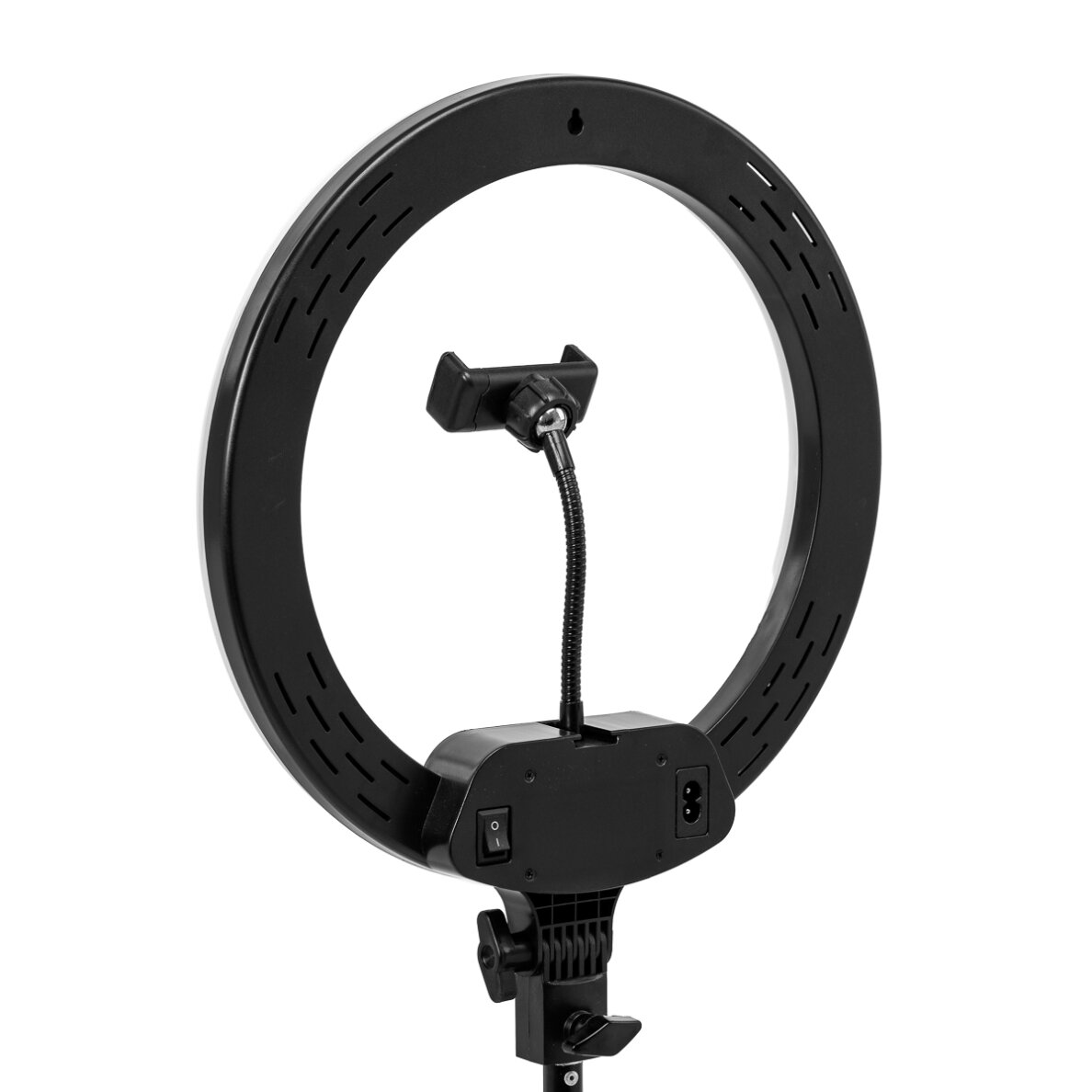 Žiedinė LED lempa „Ring Light 13″“ su stovu, 36 W, juoda 5 Žiedinė LED lempa „Ring Light 13″“ su stovu, 36 W, juoda 5
