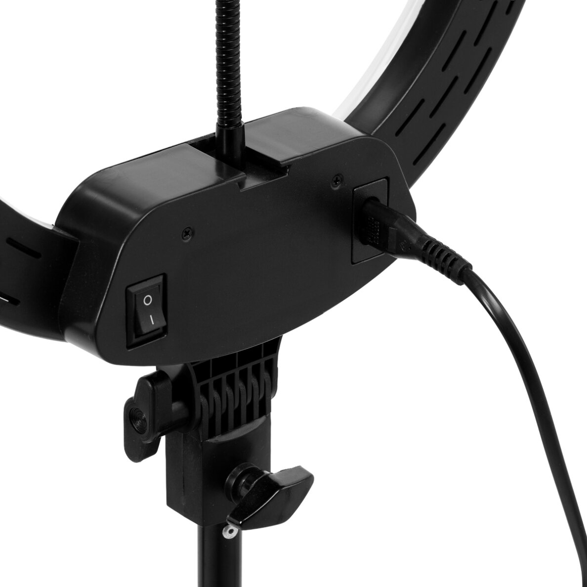 Žiedinė LED lempa „Ring Light 13″“ su stovu, 36 W, juoda 11 Žiedinė LED lempa „Ring Light 13″“ su stovu, 36 W, juoda 11