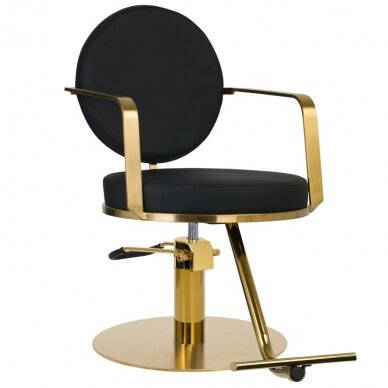 Kirpyklos kėdė ARRAS, juoda-auksinė sp.