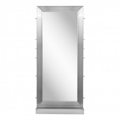 Kirpyklos veidrodis-konsolė su stalčiais GABBIANO SILVER YR-9010 ALU 2