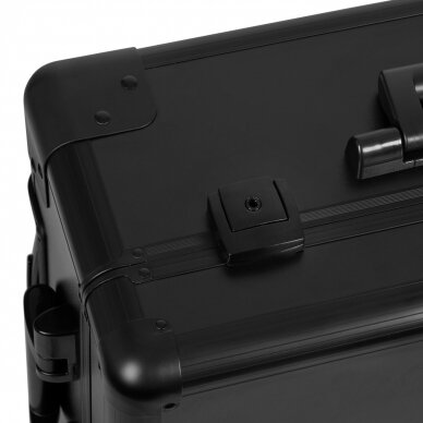 Nešiojamas kosmetinis lagaminas su apšvietimu T-27, juodas 5