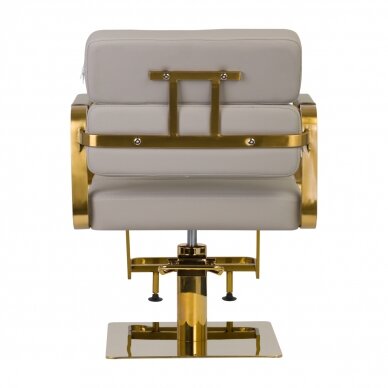 Kirpyklos salono krėslas, pilka - aukso sp. 3