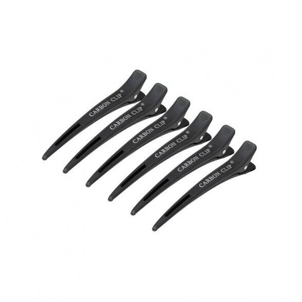 Segtukai (klipsai) plaukams CARBON E-15, 6 vnt. 2 Segtukai (klipsai) plaukams CARBON E-15, 6 vnt. 2