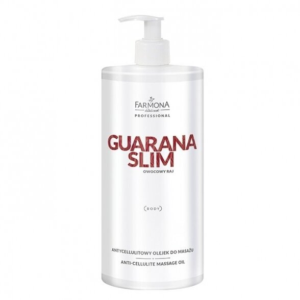 FARMONA GUARANA SLIM anticeliulitinis masažo aliejus, 950ml FARMONA GUARANA SLIM anticeliulitinis masažo aliejus, 950ml