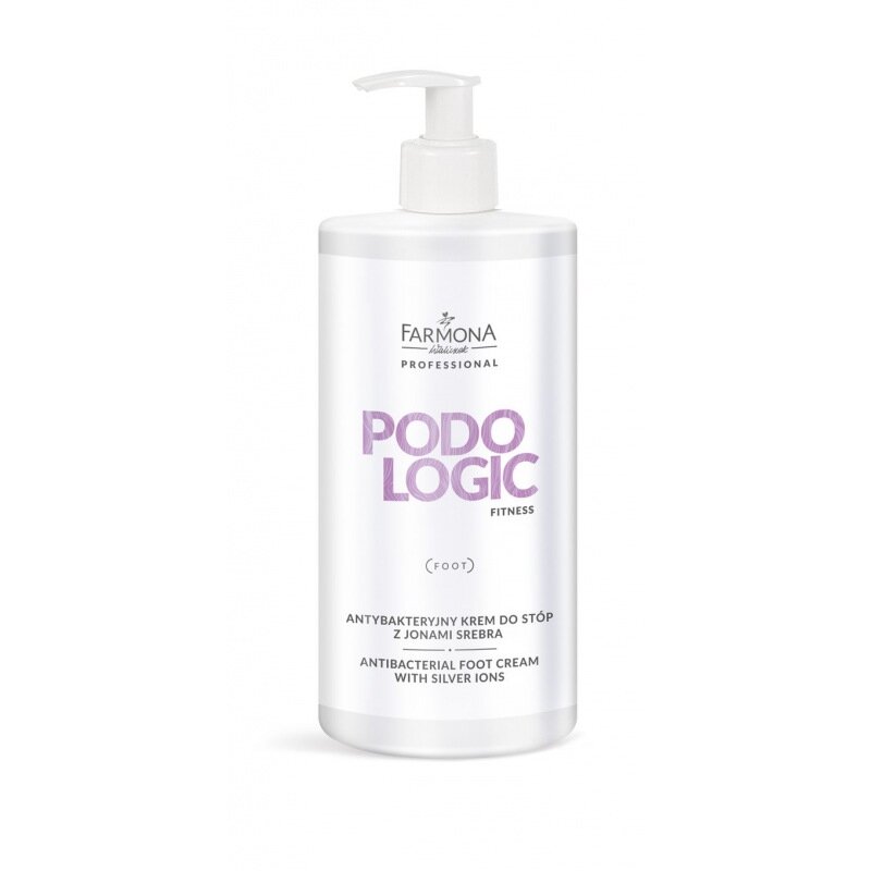 Farmona PODOLOGIC FITNESS antibakterinis pėdų kremas su Sidabro jonais, 500ml Farmona PODOLOGIC FITNESS antibakterinis pėdų kremas su Sidabro jonais, 500ml