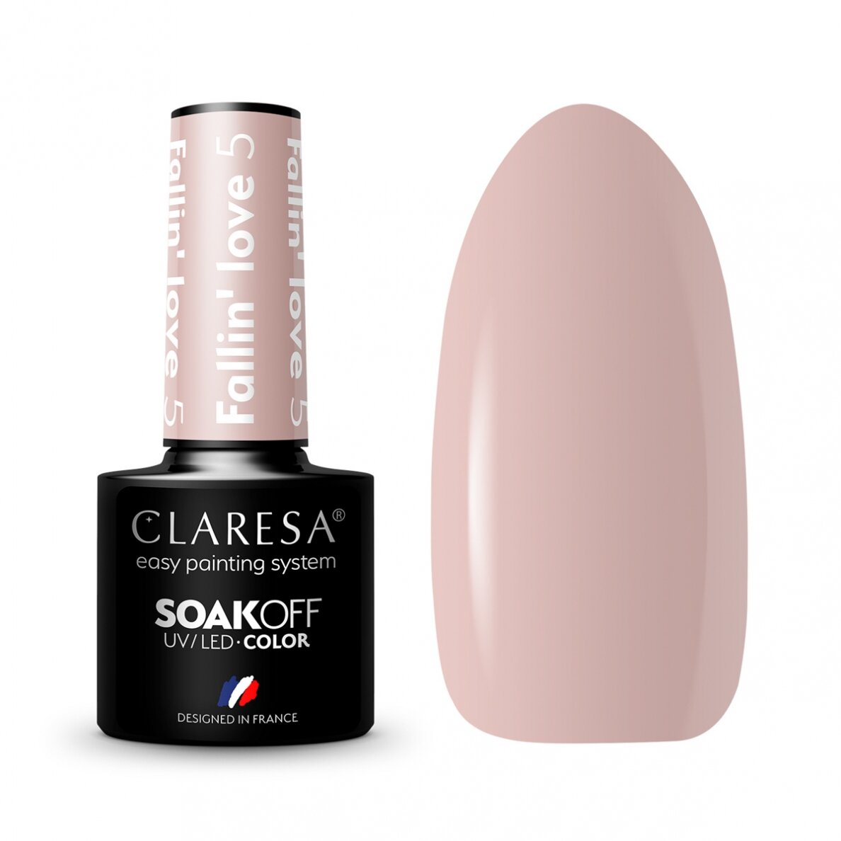 Hibridinis nagų lakas CLARESA FALLIN LOVE 5, 5g Hibridinis nagų lakas CLARESA FALLIN LOVE 5, 5g