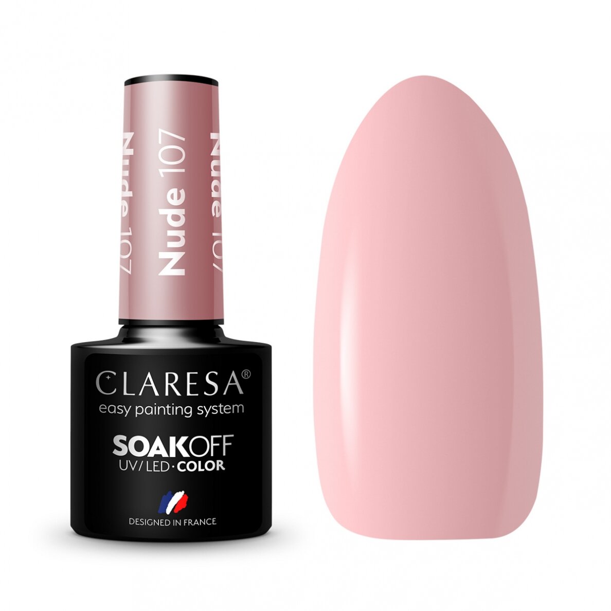 Гибридный лак для ногтей CLARESA NUDE 107, 5г Гибридный лак для ногтей CLARESA NUDE 107, 5г