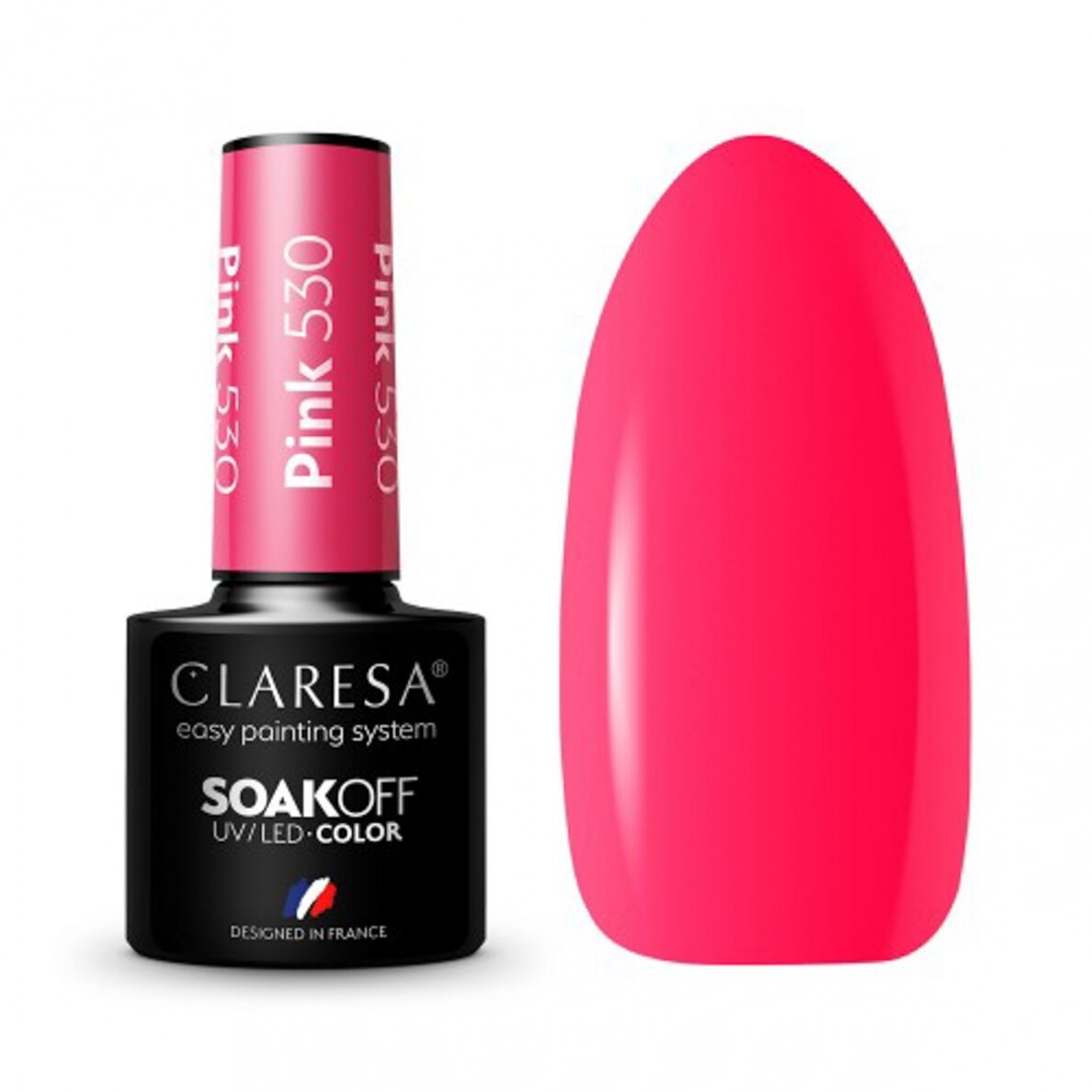 Hibridinis nagų lakas CLARESA PINK 530, 5g Hibridinis nagų lakas CLARESA PINK 530, 5g