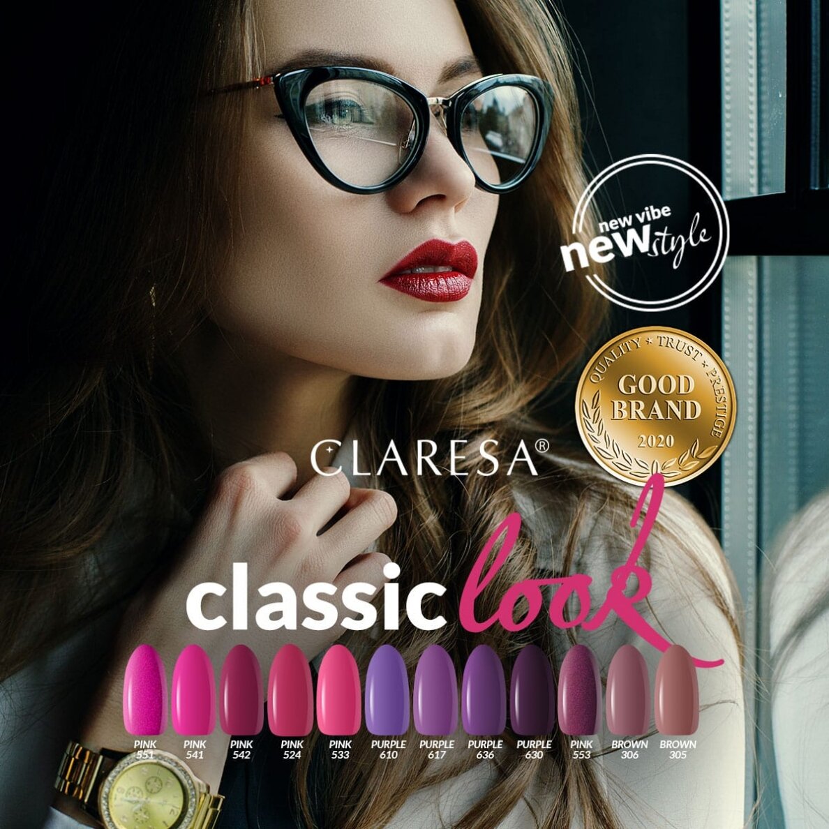 Hibridinis nagų lakas CLARESA PINK 2 Hibridinis nagų lakas CLARESA PINK 2