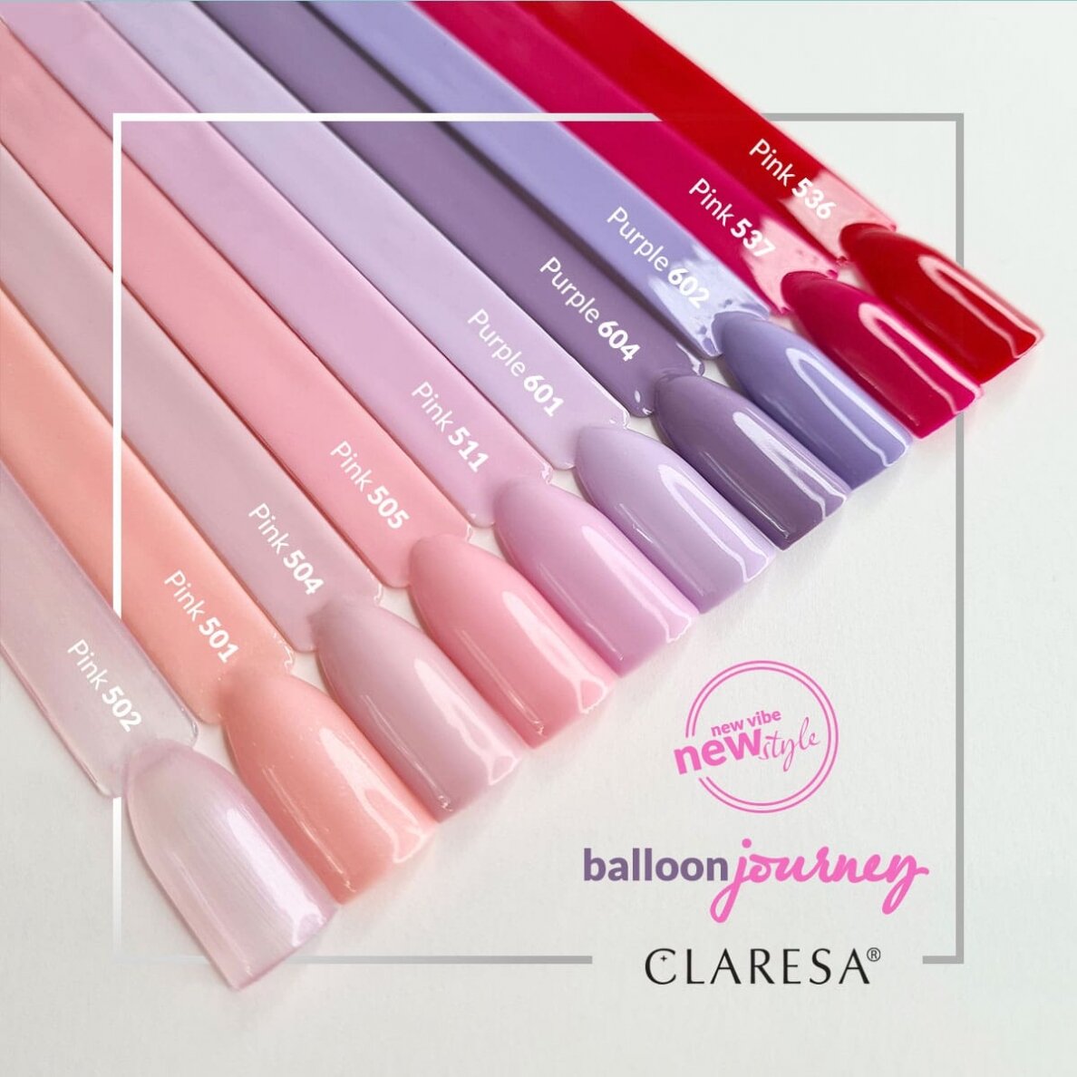 Hibridinis nagų lakas CLARESA PURPLE 1 Hibridinis nagų lakas CLARESA PURPLE 1