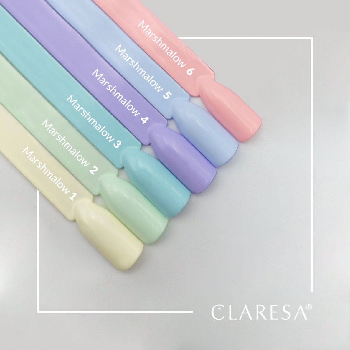 144373 Hybrid nail polish CLARESA MARSHMALLOW 4, 5g | Gel nail polishes ...