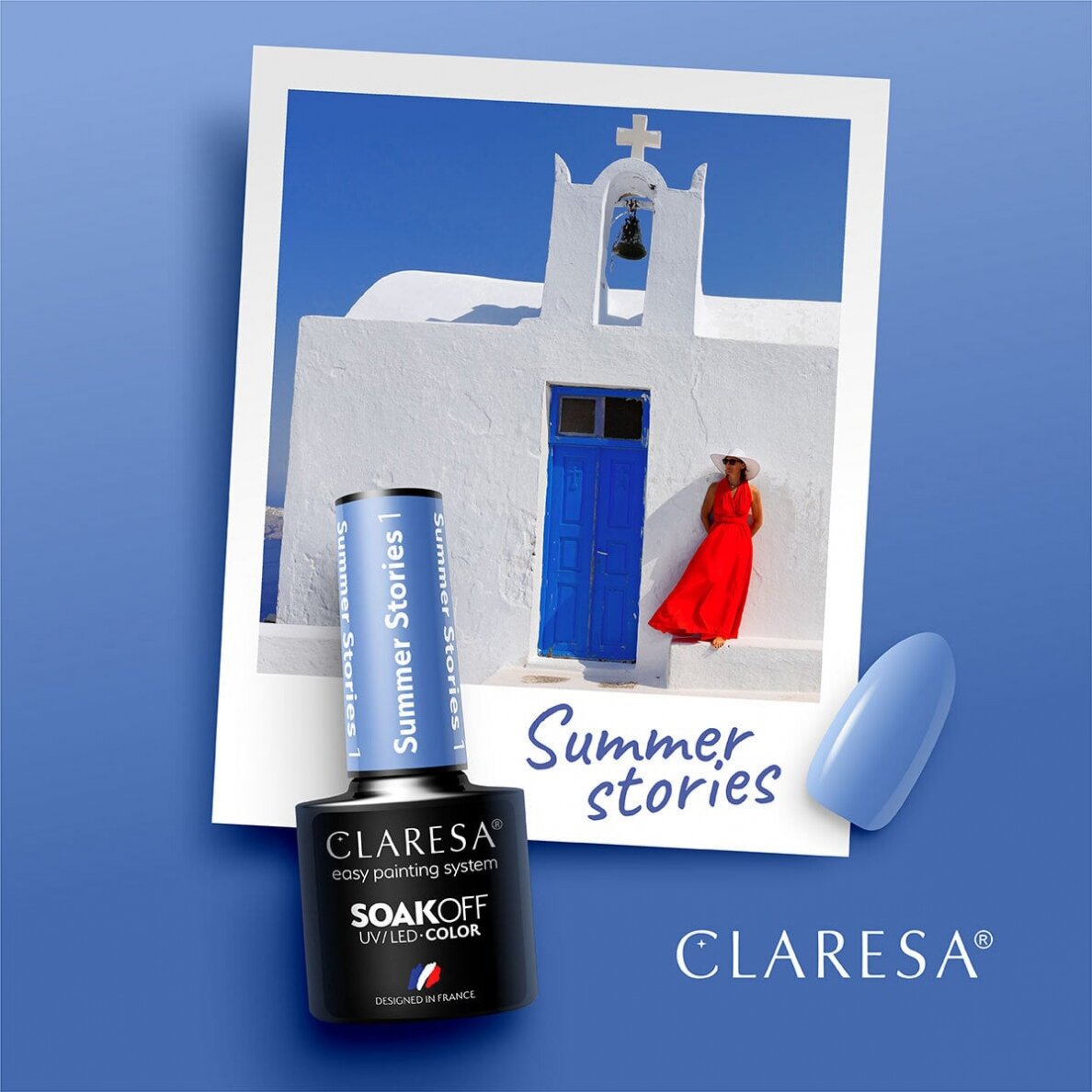 Гибридный лак для ногтей CLARESA SUMMER STORIES 1, 5г 1 Гибридный лак для ногтей CLARESA SUMMER STORIES 1, 5г 1