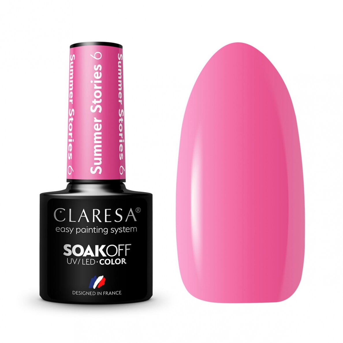 Гибридный лак для ногтей CLARESA SUMMER STORIES 6, 5г Гибридный лак для ногтей CLARESA SUMMER STORIES 6, 5г