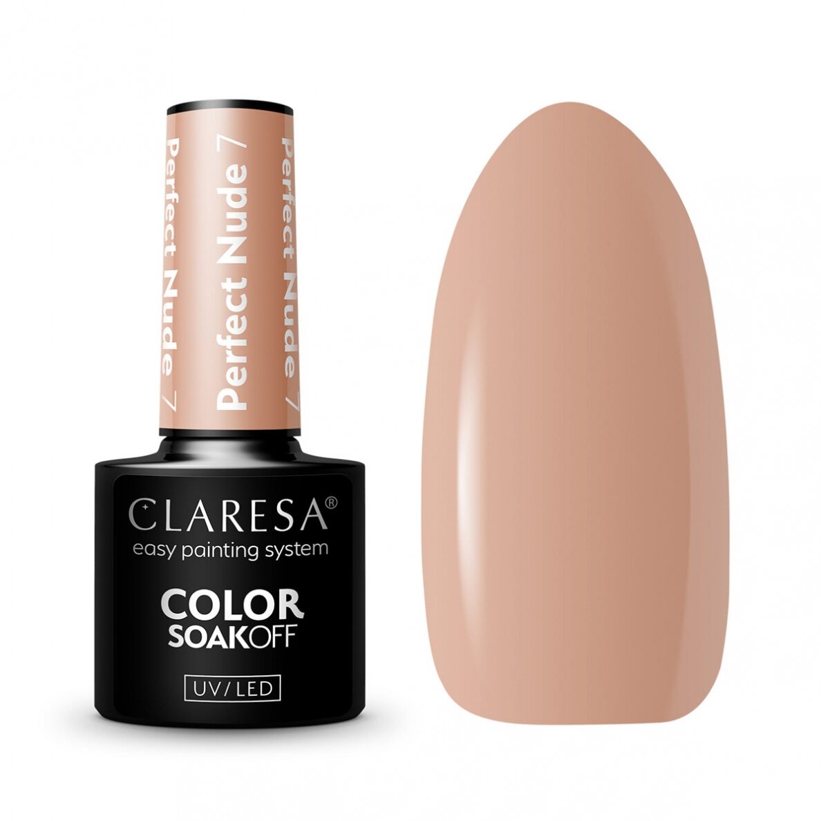 Claresa hibridinis nagų lakas PERFECT NUDE 7, 5g Claresa hibridinis nagų lakas PERFECT NUDE 7, 5g