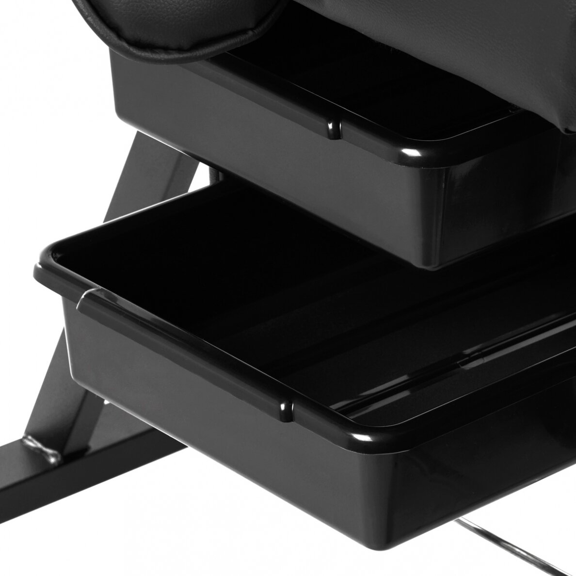 Кровать механическая для косметических процедур Sillon, черная 10 Кровать механическая для косметических процедур Sillon, черная 10