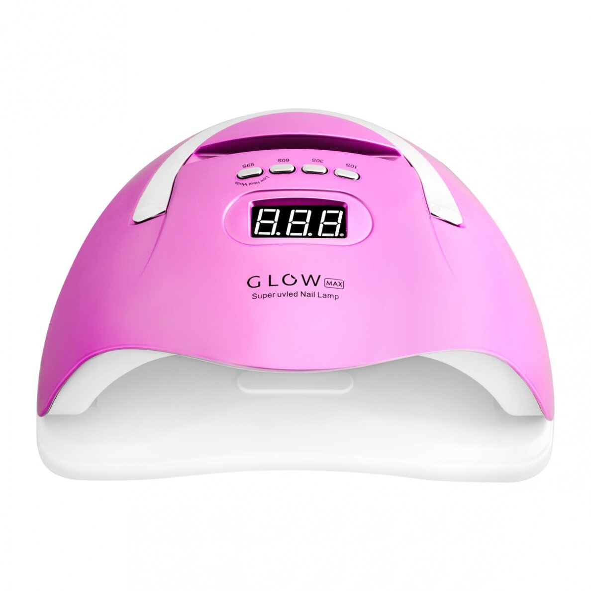 УФ светодиодная лампа для ногтей Glow F2 RC, 220Вт, розового цвета. 2 УФ светодиодная лампа для ногтей Glow F2 RC, 220Вт, розового цвета. 2