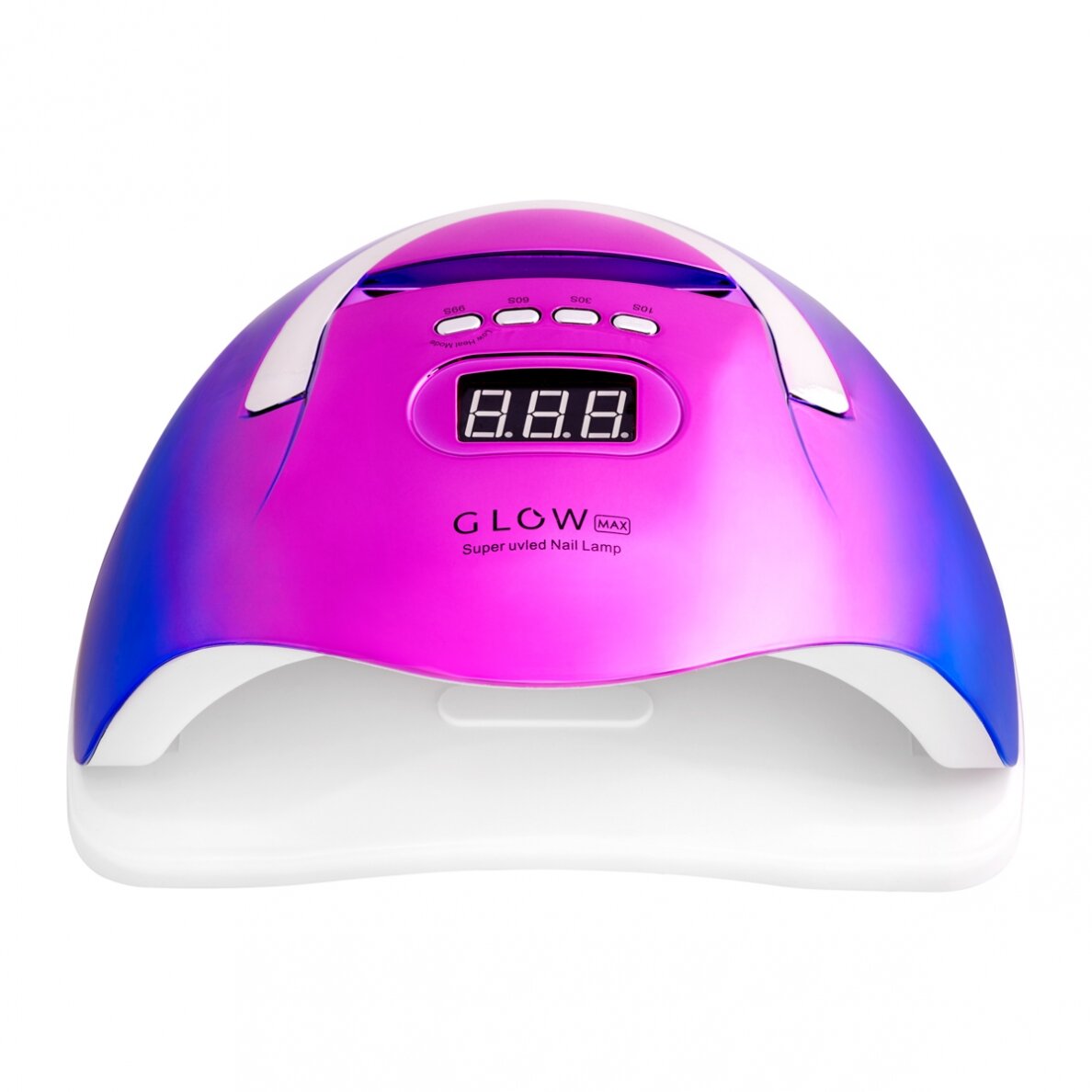 УФ светодиодная лампа для ногтей Glow F2 RC, 220Вт, розово-голубая 2 УФ светодиодная лампа для ногтей Glow F2 RC, 220Вт, розово-голубая 2