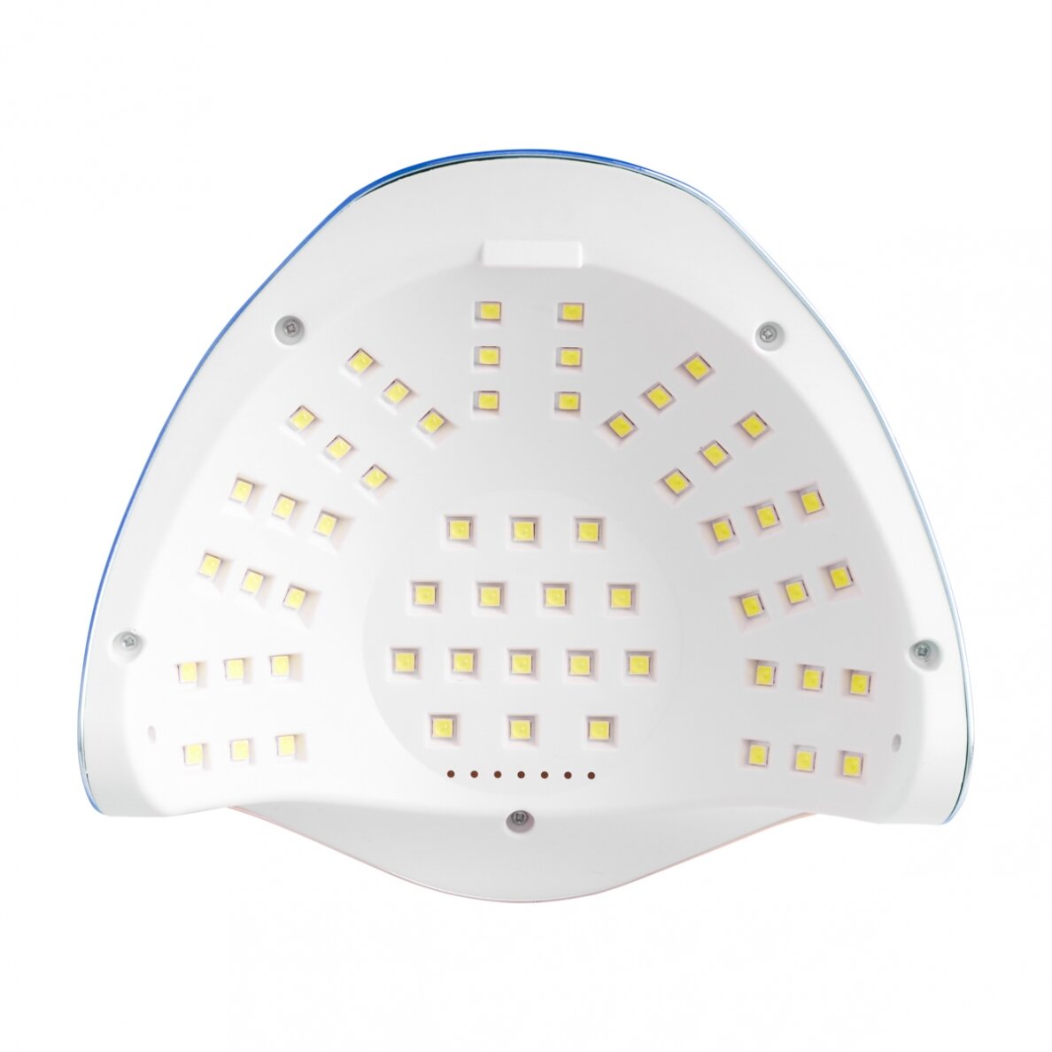 УФ светодиодная лампа для ногтей Glow F2 RC, 220Вт, розово-голубая 6 УФ светодиодная лампа для ногтей Glow F2 RC, 220Вт, розово-голубая 6
