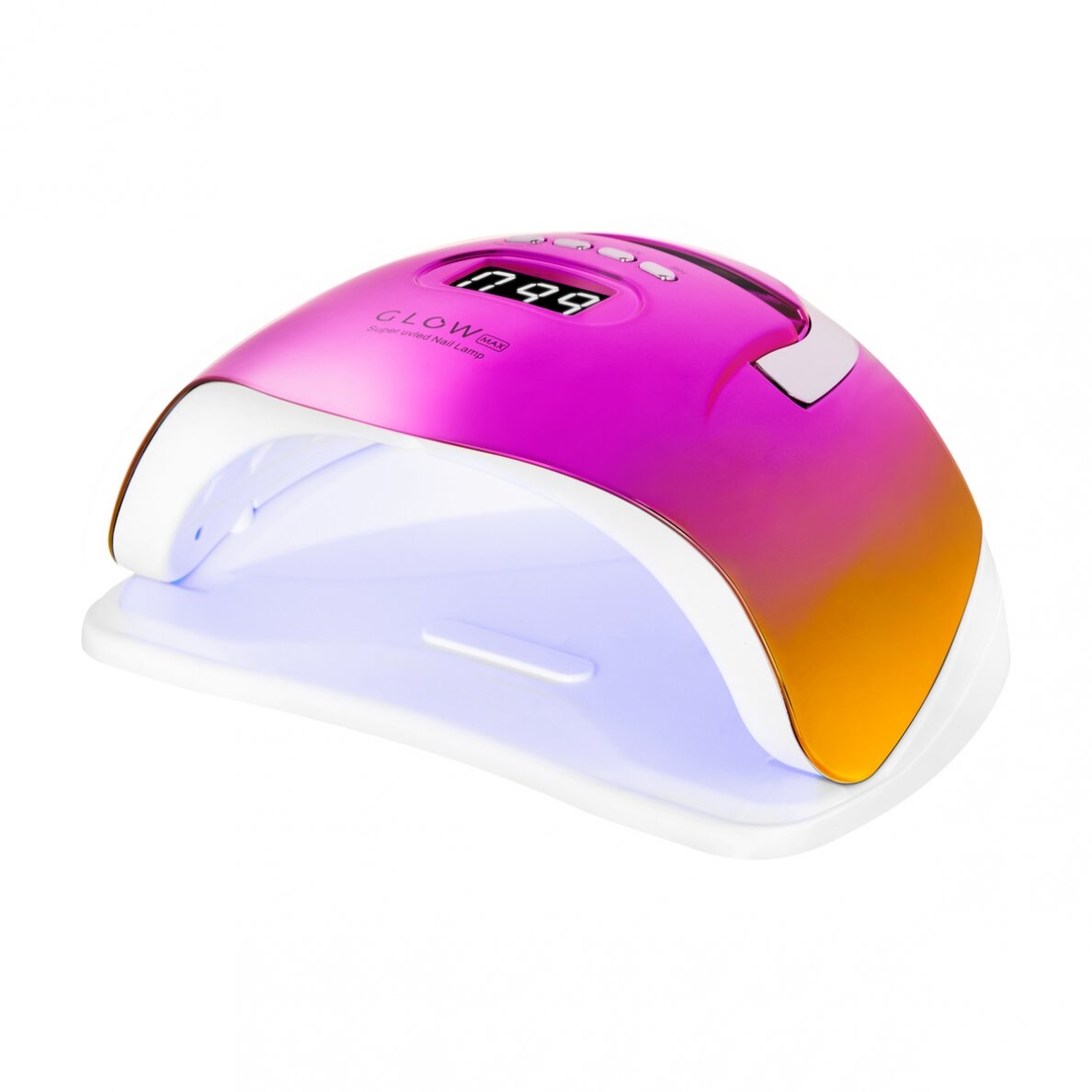 UV LED lamp for nails Glow F2 RC, 220W, pink-gold