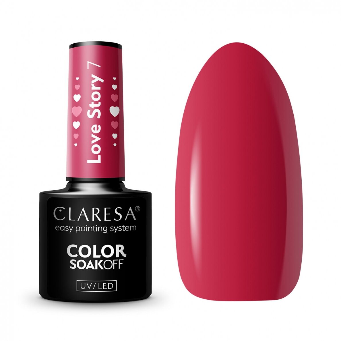Claresa gelinis nagų lakas LOVE STORY 7 - 5g Claresa gelinis nagų lakas LOVE STORY 7 - 5g