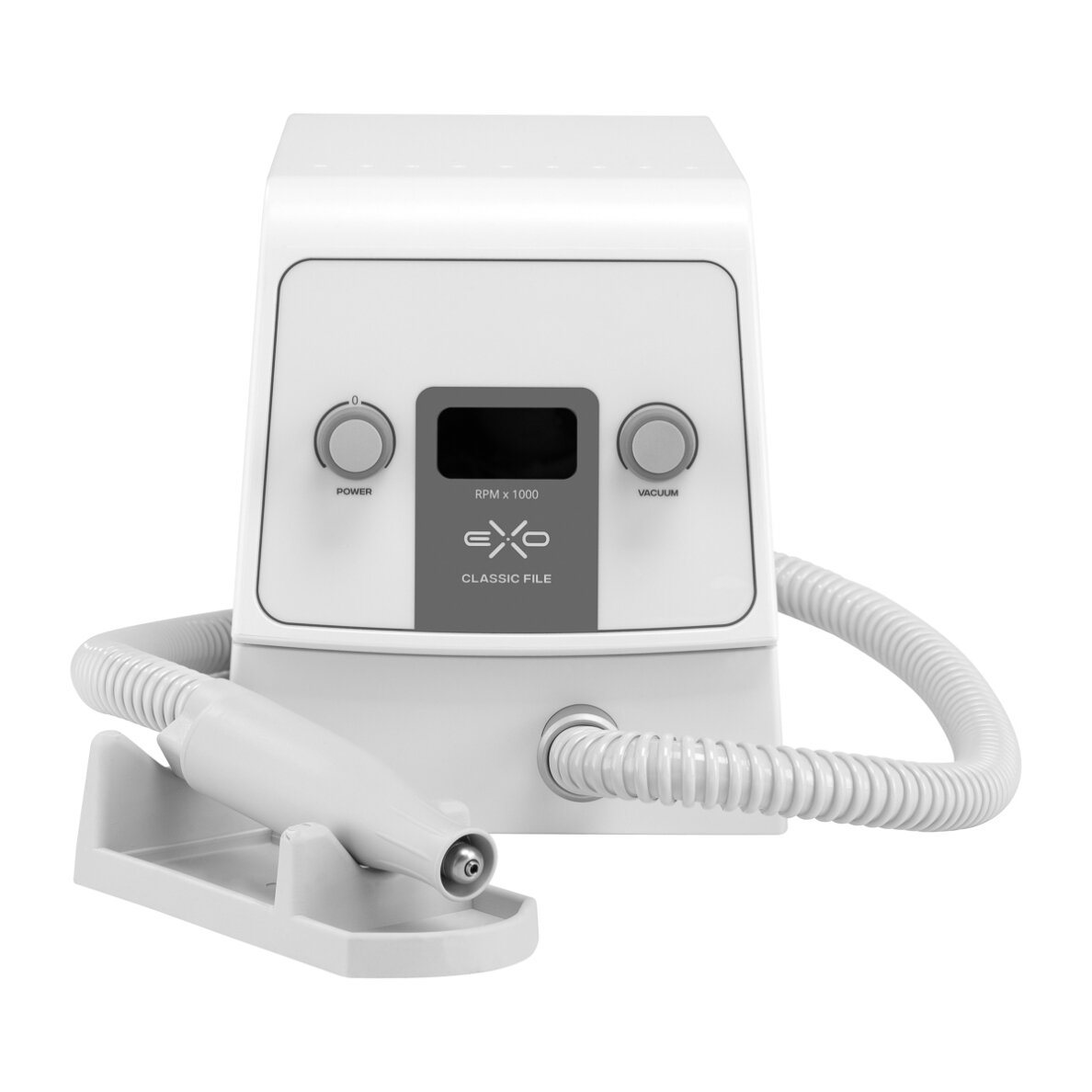 EXO Classic File New Edition professional podiatry file with dust collector, white 1 EXO Classic File New Edition professional podiatry file with dust collector, white 1