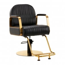 Kirpyklos kėdė ACRI, juoda/auksinė