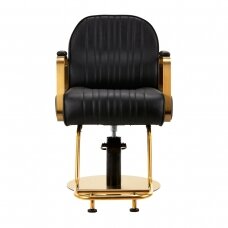 Kirpyklos kėdė ACRI, juoda/auksinė