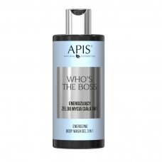 APIS APIS Who's the Boss energizuojantis dušo gelis-šampūnas 3 in 1, 300ml