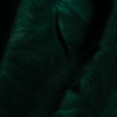 Veliūrinė paklodė su guma, 70 x 190cm, žalios sp.