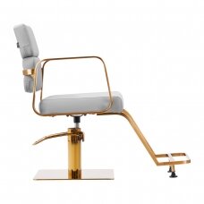 Gabbiano kirpyklos kėdė PORTO, pilka-aukso sp.