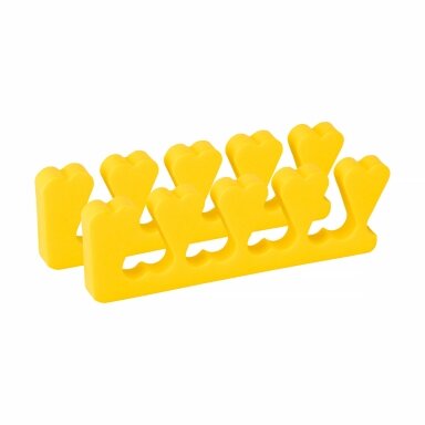 Toe tabs, 10 pcs., yellow Toe tabs, 10 pcs., yellow