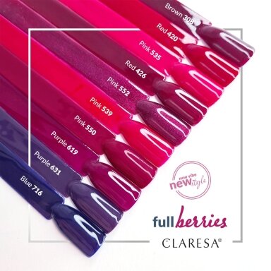 Hibridinis nagų lakas CLARESA BLUE 716, 5g Hibridinis nagų lakas CLARESA BLUE 716, 5g