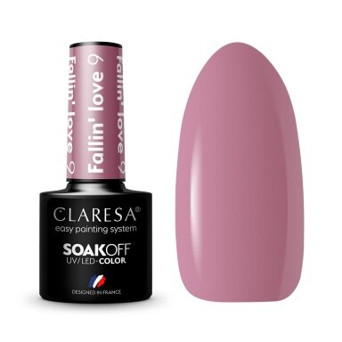 Hibridinis nagų lakas CLARESA FALLIN LOVE 9, 5g Hibridinis nagų lakas CLARESA FALLIN LOVE 9, 5g