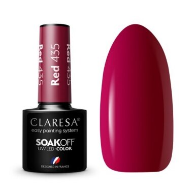 Hibridinis nagų lakas CLARESA RED Hibridinis nagų lakas CLARESA RED
