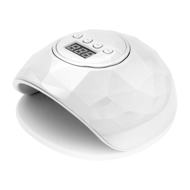 LED lempa nagams SHINY UV LED, 86W, baltas perlamutras