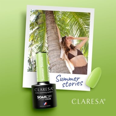 Hibridinis nagų lakas CLARESA SUMMER STORIES 3, 5g Hibridinis nagų lakas CLARESA SUMMER STORIES 3, 5g