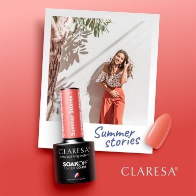 Hibridinis nagų lakas CLARESA SUMMER STORIES 5, 5g Hibridinis nagų lakas CLARESA SUMMER STORIES 5, 5g