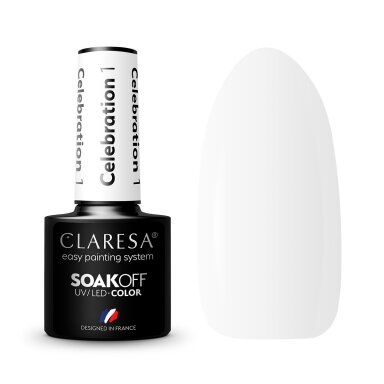 Гибридный лак для ногтей CLARESA CELEBRATION 1, 5г Гибридный лак для ногтей CLARESA CELEBRATION 1, 5г