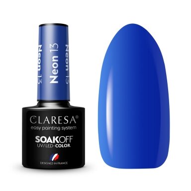 Гибридный лак для ногтей CLARESA NEON 13, 5г Гибридный лак для ногтей CLARESA NEON 13, 5г