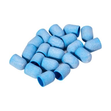 Exo blue Med šlifavimo kepurėlės 10 mm / 220, 20 vnt Med Cap (frezos antgalis) Exo blue Med šlifavimo kepurėlės 10 mm / 220, 20 vnt Med Cap (frezos antgalis)