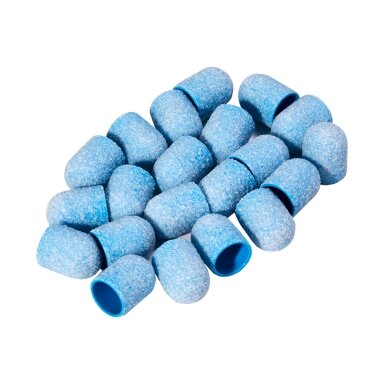 Exo blue Med šlifavimo kepurėlės 13 mm / 60, 20 vnt Med Cap (frezos antgalis) Exo blue Med šlifavimo kepurėlės 13 mm / 60, 20 vnt Med Cap (frezos antgalis)